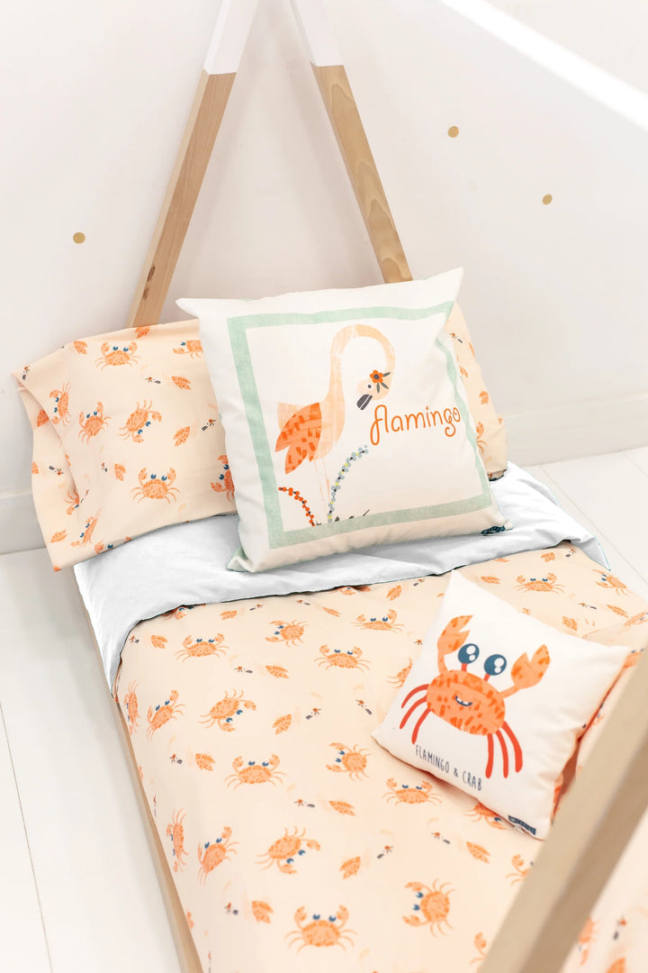 Funda nórdica Infantil Flamingo and Crab