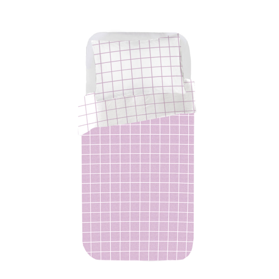 Pack Infantil Cuadro Malva (Funda Nórdica+Sábanas) - sokios  - 27910074