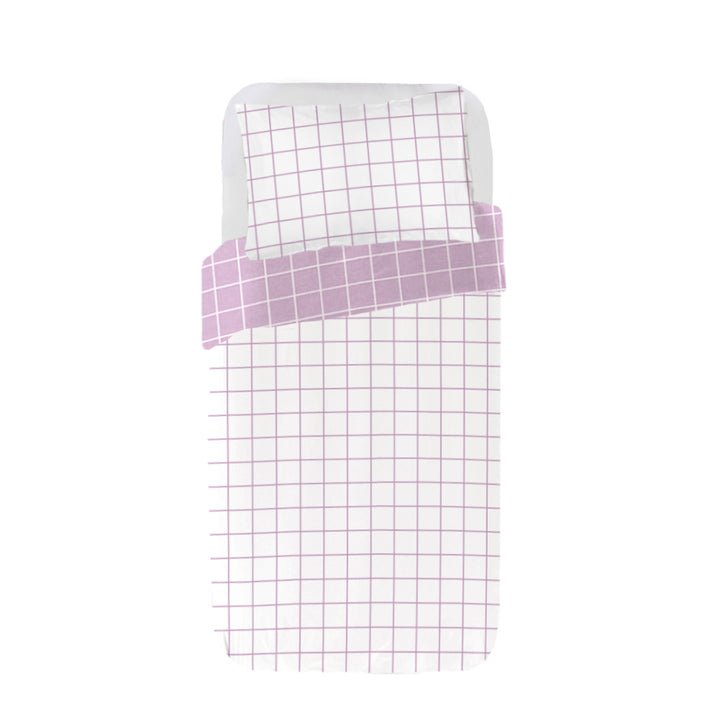 Pack Infantil Cuadro Malva (Funda Nórdica+Sábanas) - sokios  - 45714771