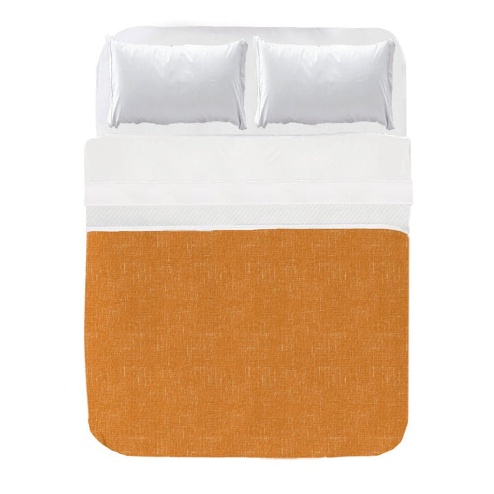 Cubrecama Estampado Textura Lino Naranja - sokios-COLCHA200618S11101
