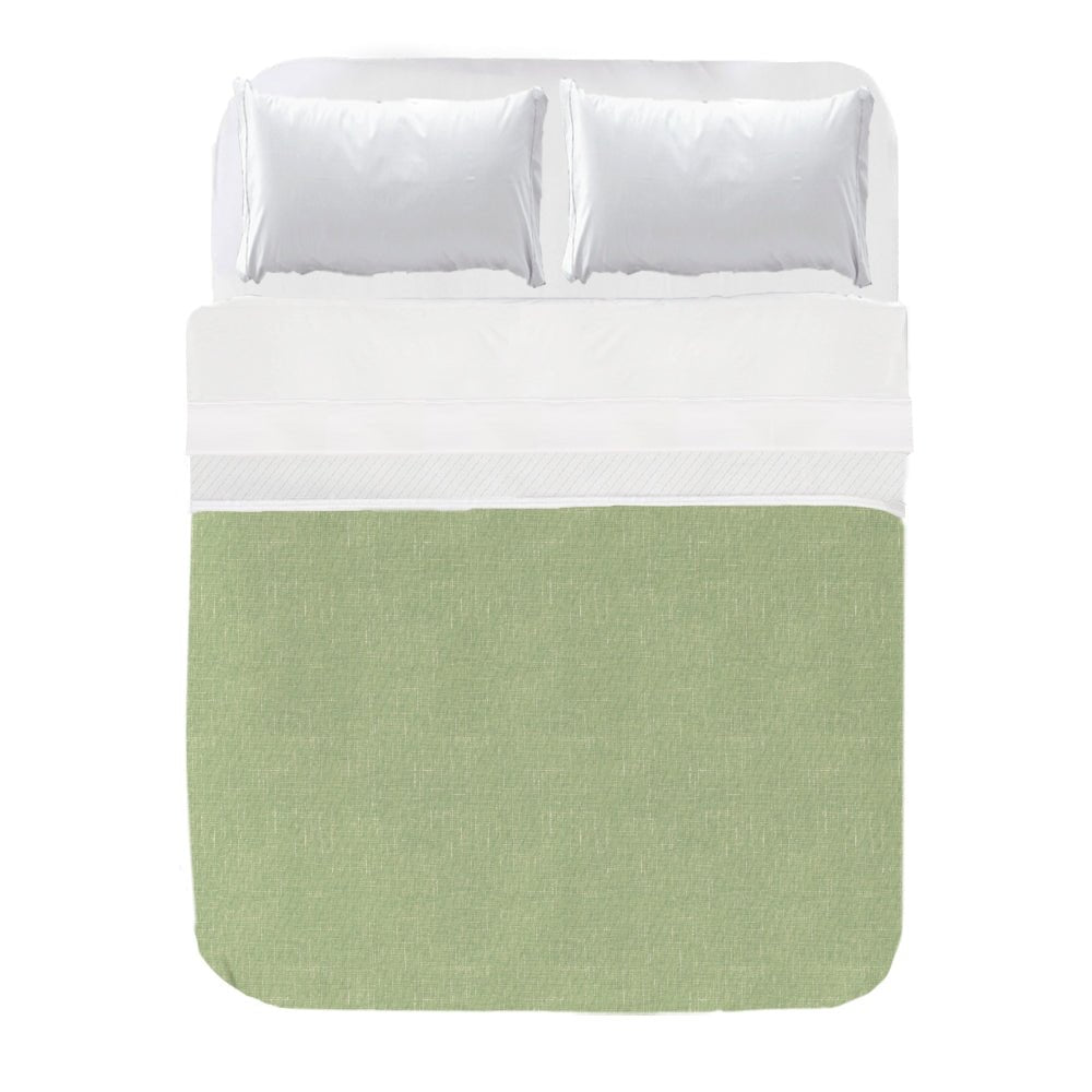 Cubrecama Estampado Textura Lino Pistacho - sokios-COLCHA200618S11108