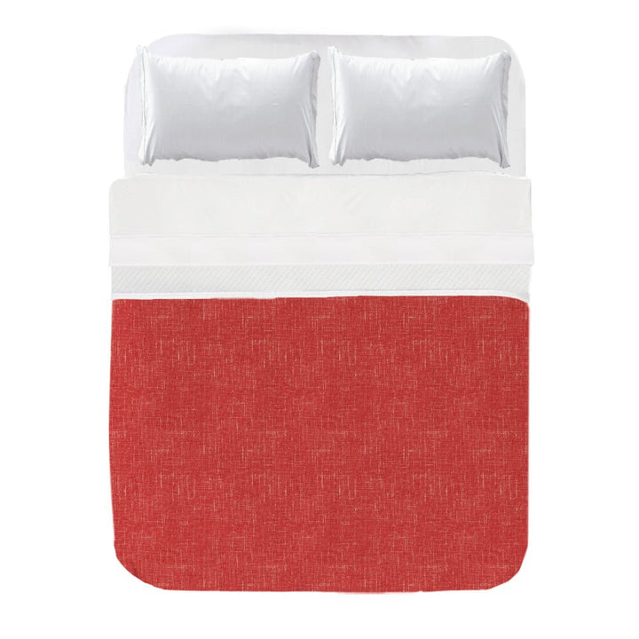 Cubrecama Estampado Textura Lino Rojo - sokios-COLCHA200618S11115
