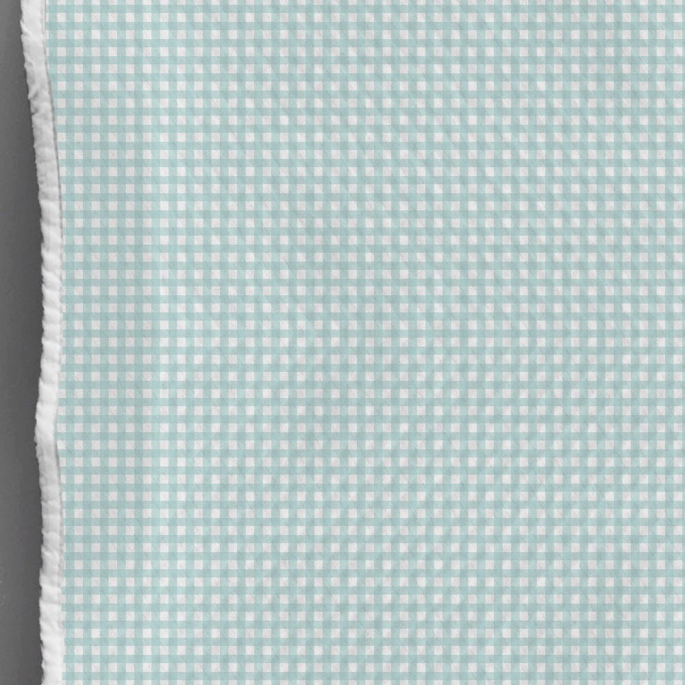 Cubrecama Infantil Vichy Agua Marina - sokios-COLCHA200618S10925