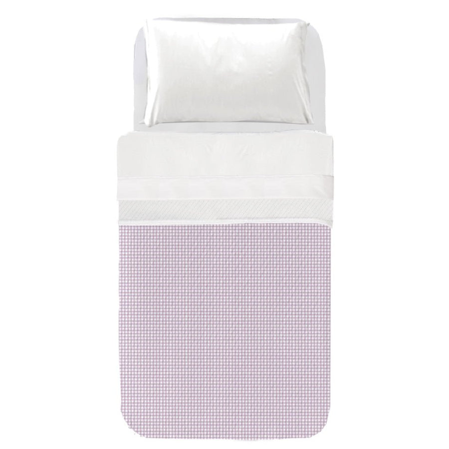 Cubrecama Infantil Vichy Malva - sokios-COLCHA200618S10935