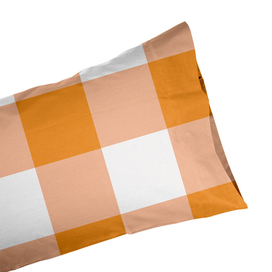 Funda de almohada Cuadro Scandi Naranja - sokios-FUNDA ALMOHADA200618S10648