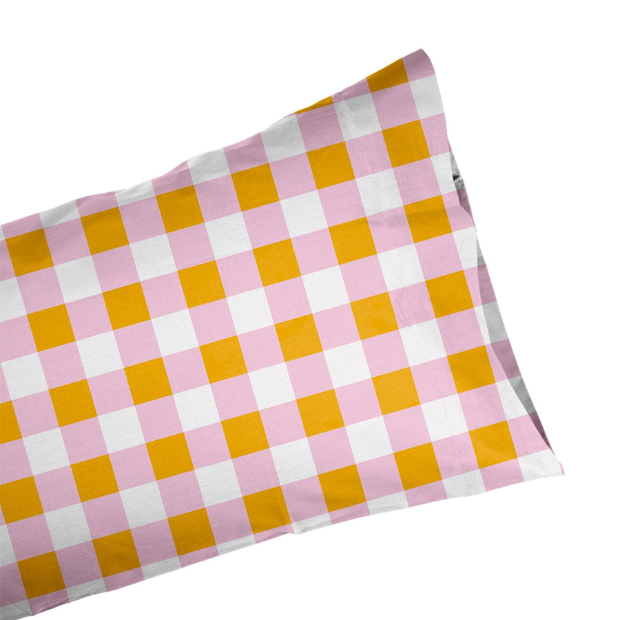 Funda de almohada Vichy Rosa Amarillo - sokios-FUNDA ALMOHADA200618S10732