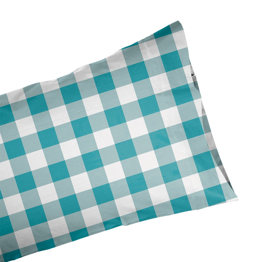 Funda de almohada Vichy Turquesa - sokios-FUNDA ALMOHADA200618S10739