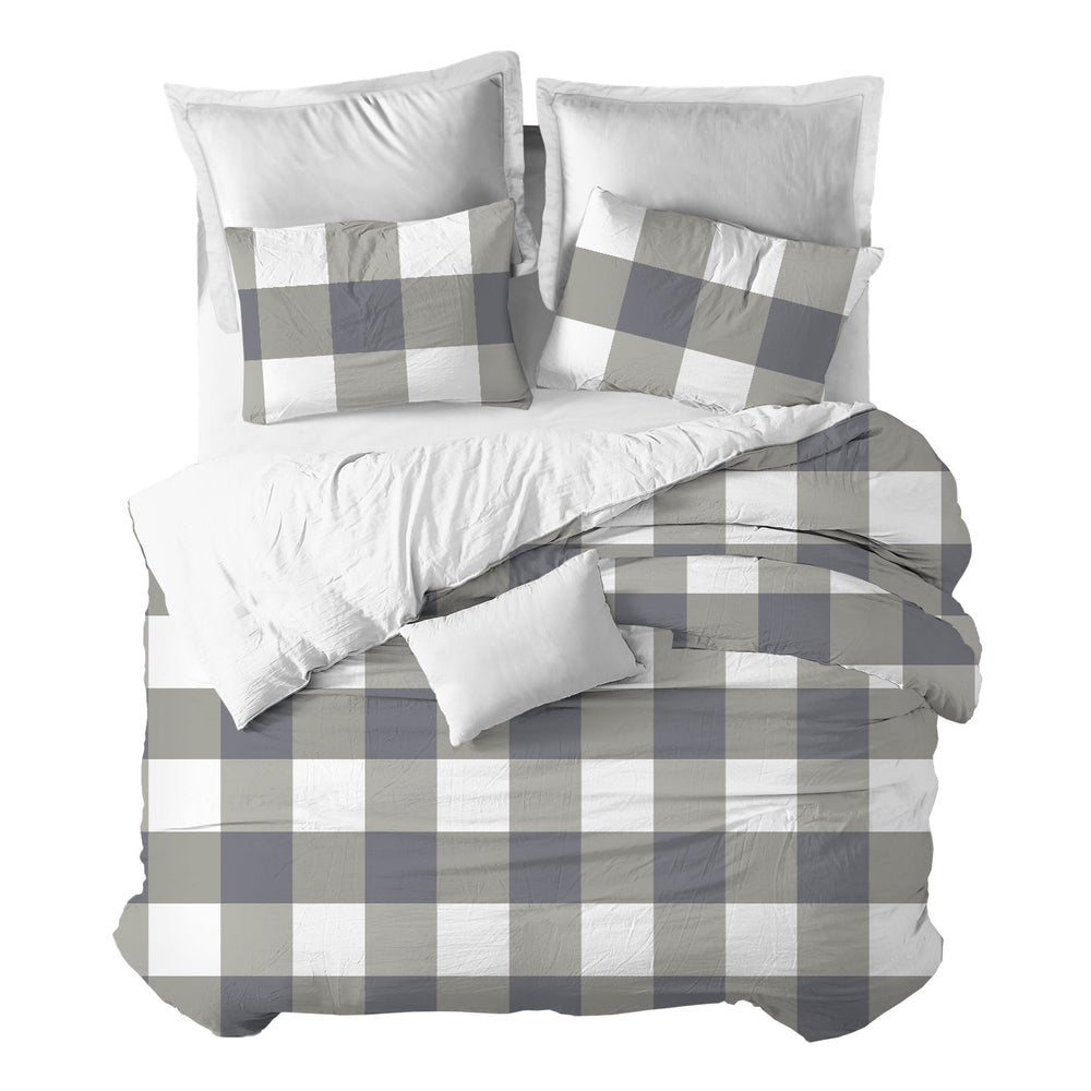 Funda nórdica Cuadro Scandi L Gris - sokios-FUNDA NÓRDICA200618S10760