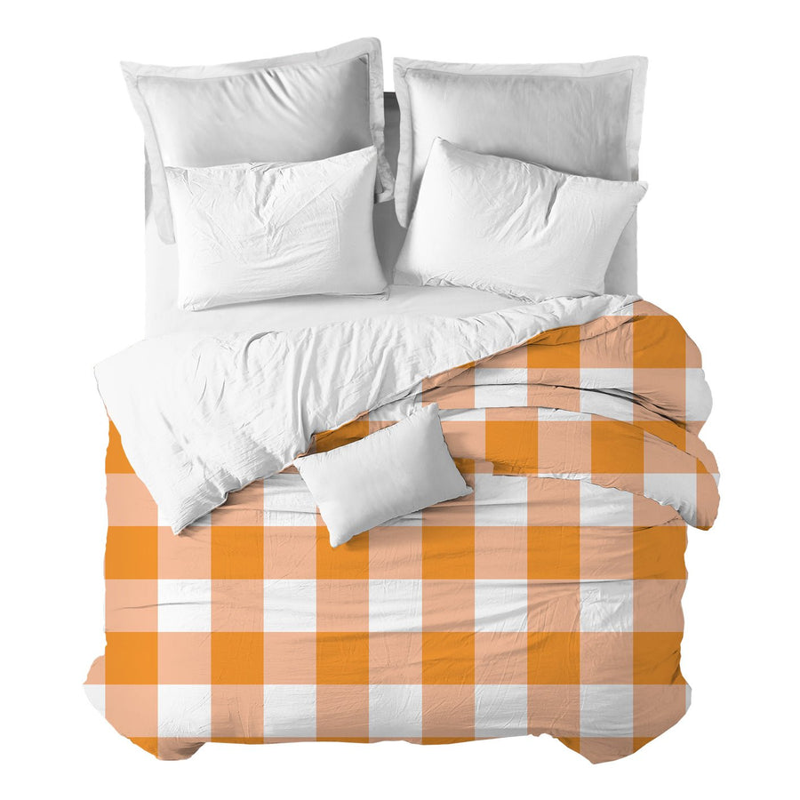 Funda nórdica Cuadro Scandi Naranja - sokios-FUNDA NÓRDICA200618S10781