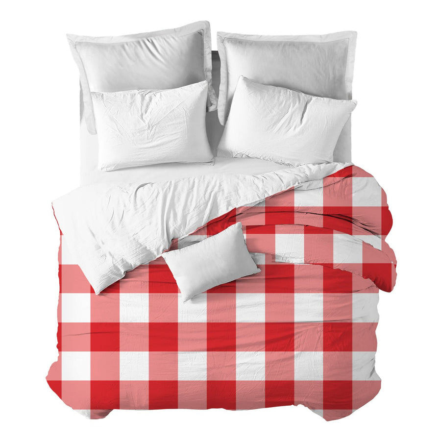 Funda nórdica Cuadro Scandi Rojo - sokios-FUNDA NÓRDICA200618S10788
