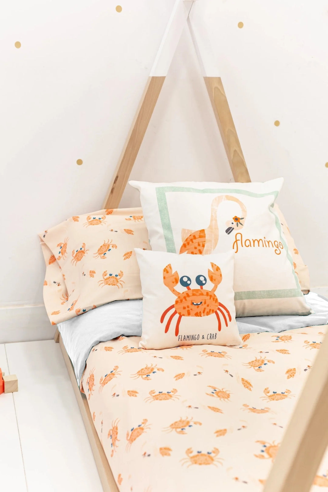 Funda nórdica Infantil Flamingo and Crab