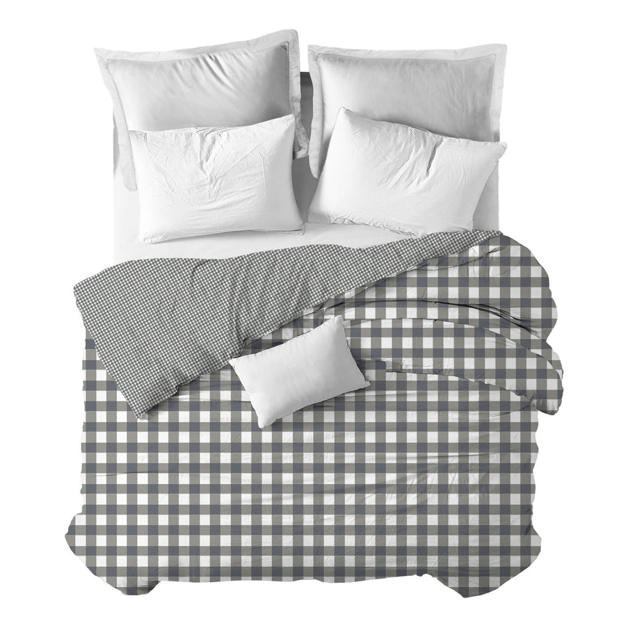Funda nórdica Vichy Gris - sokios-FUNDA NÓRDICA200618S10844
