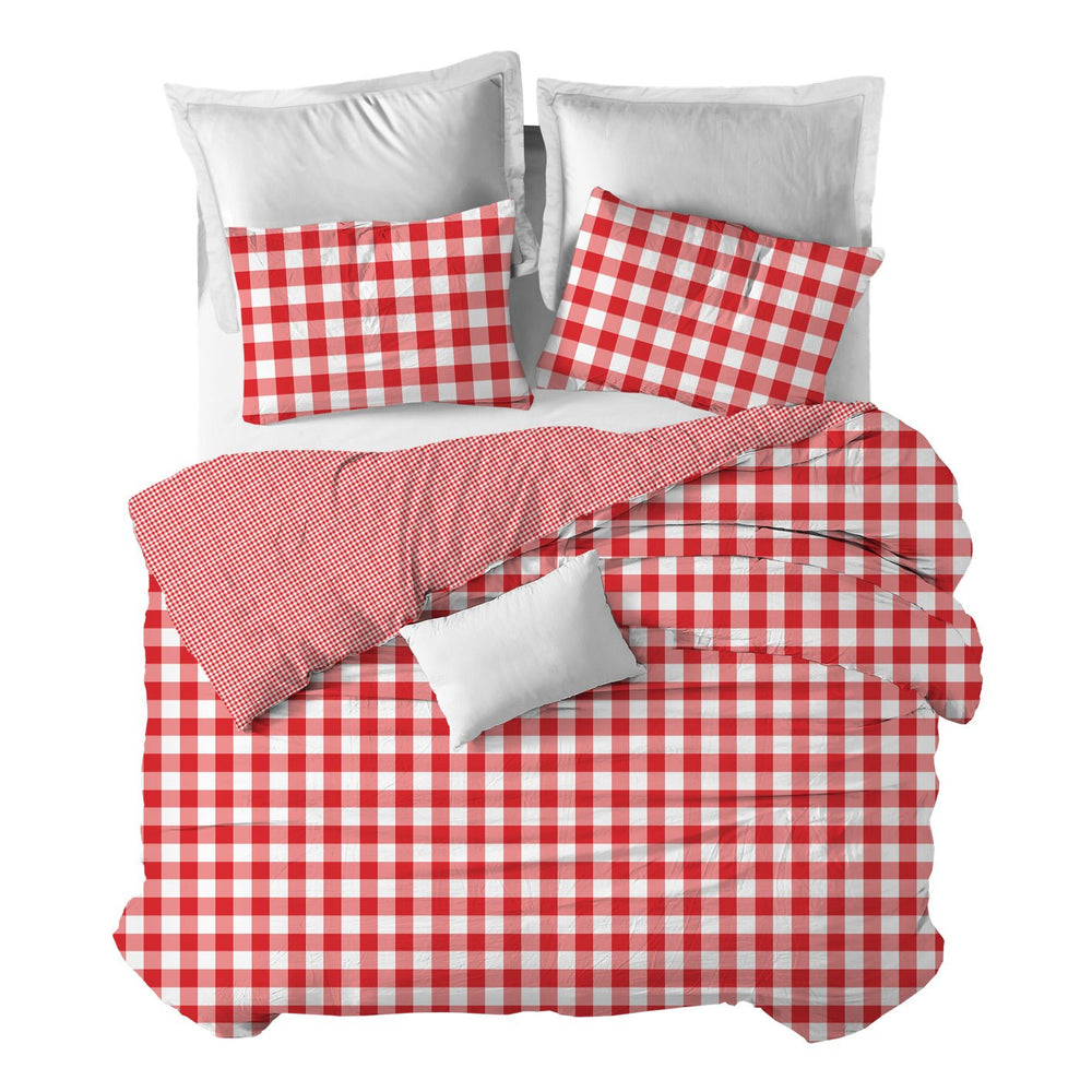 Funda nórdica Vichy Rojo - sokios-FUNDA NÓRDICA200618S10865