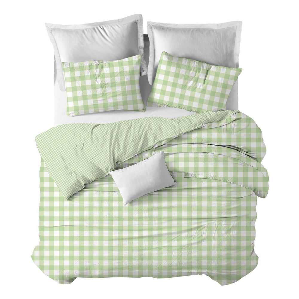 Funda nórdica Vichy Verde Pistacho - sokios-FUNDA NÓRDICA200618S10893