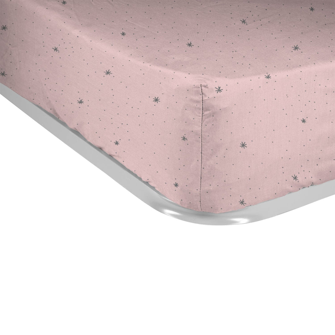 Juego Sábanas Infantil Estampado Estrellitas Rosa - sokios-JUEGO DE SABANAS200618S9826