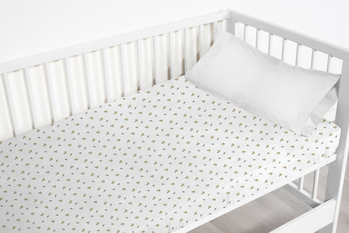 Pack Sábanas Bajeras Infantiles Flor Amarilla - sokios - SABANA BAJERA200618S11500