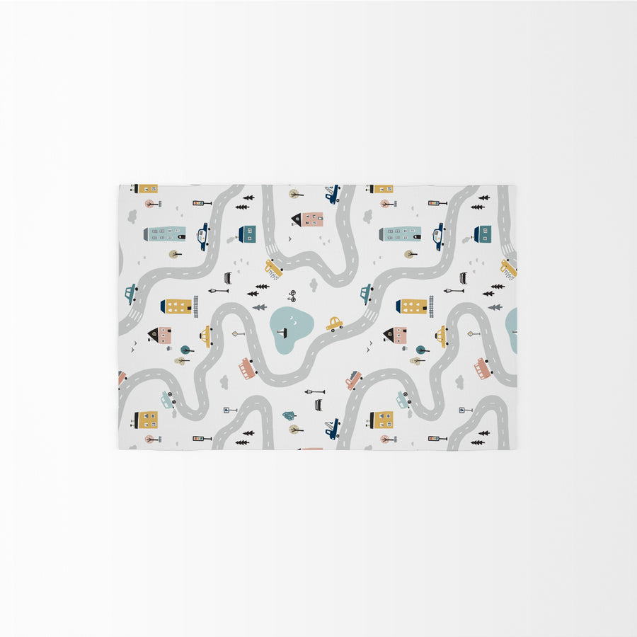 Alfombra vinílica Infantil Road - sokios  - 17787572