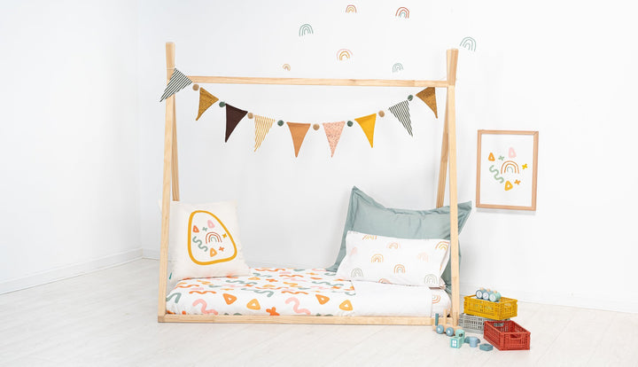 Colcha- Edredón ajustable Fiesta Colección Banana Folk - sokios-COLCHA200618S4581