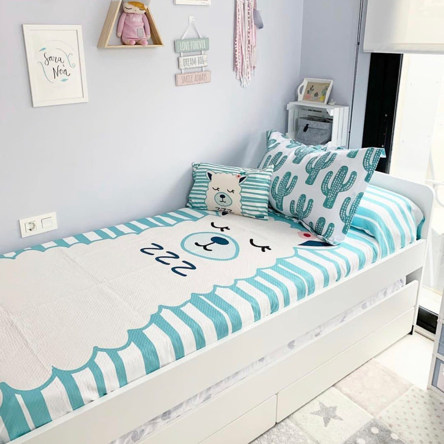 COLCHA LLAMA SELFIE  COLECCIÓN KIDS - sokios