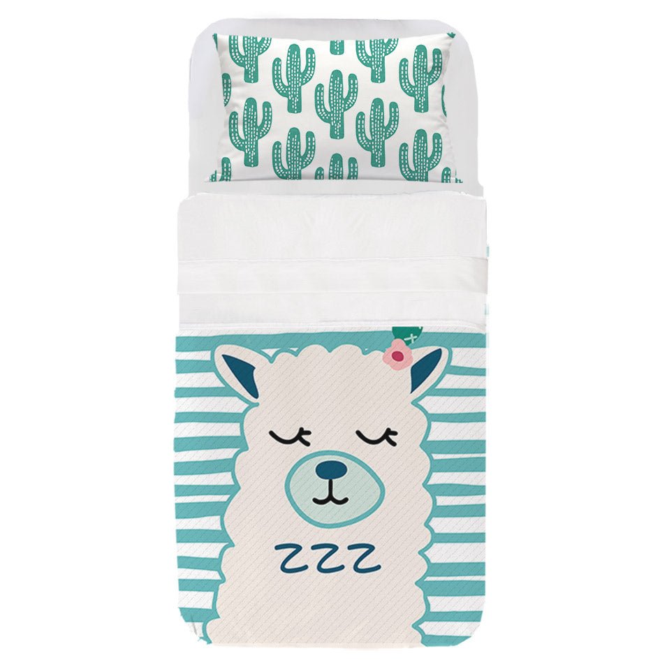 Colcha Llama Selfie - sokios-COLCHA200618S2118