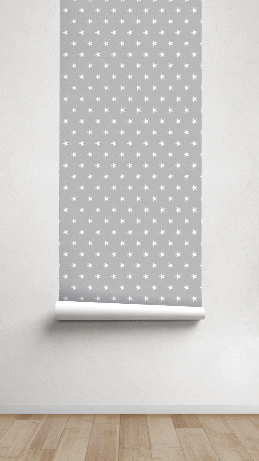 Papel pintado Infantil Estrellitas Gris - sokios  - 26572407