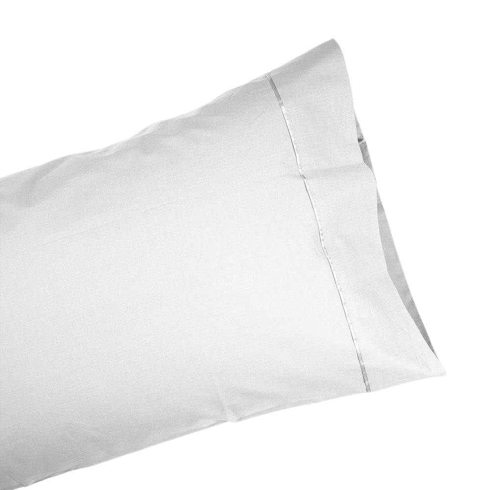 Funda almohada Algodón Percal de 200 hilos Blanco - sokios-FUNDA ALMOHADA200618S3452