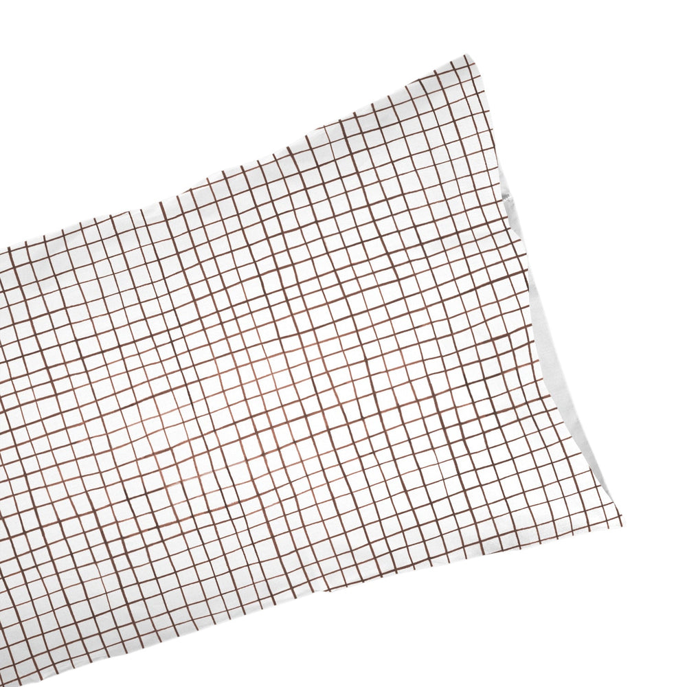 Funda almohada Cuadrícula Marrón - sokios-FUNDA ALMOHADA200618S4281