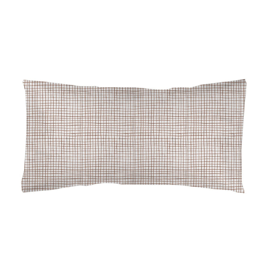 Funda almohada Cuadrícula Marrón - sokios-FUNDA ALMOHADA200618S4281