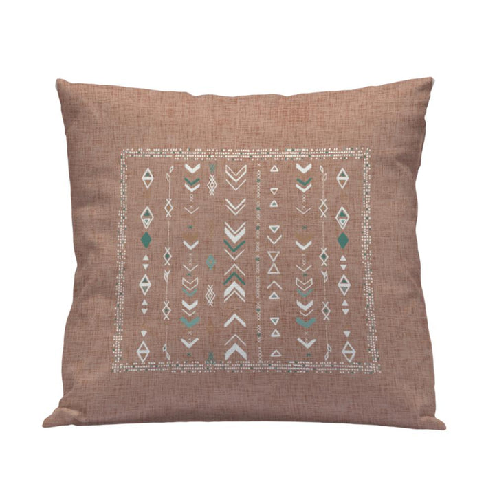 Funda cojín Azteca Teja Colección Étnica - sokios-FUNDA COJIN200618S4738