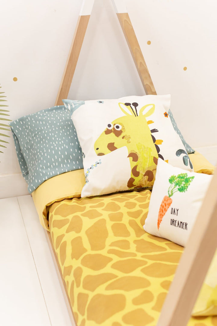 Funda Cojín Giraffe Colección Animals - sokios