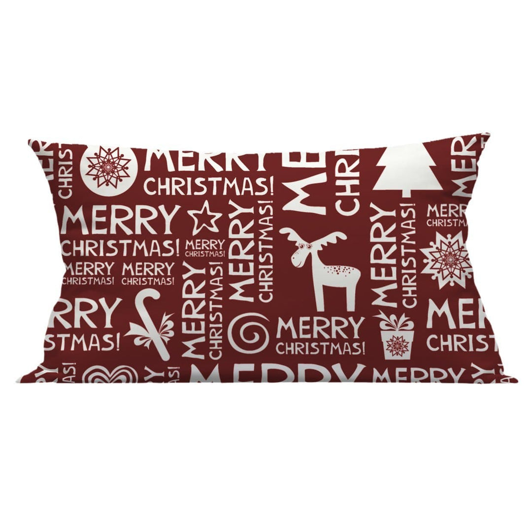 Funda cojín Merry Christmas Rojo Colección Navidad - sokios