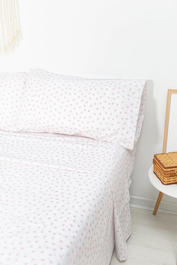 Funda de almohada estampada Flor Rosa - sokios-FUNDA ALMOHADA200618S5708