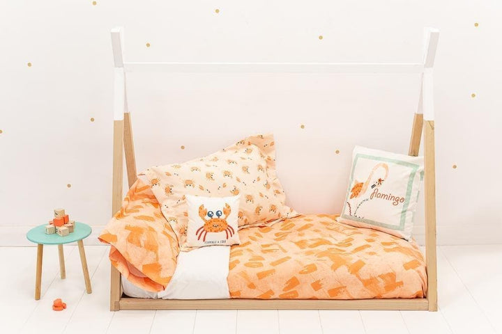 Funda de Cuadrante Cama Flamingo Colección Animals - sokios