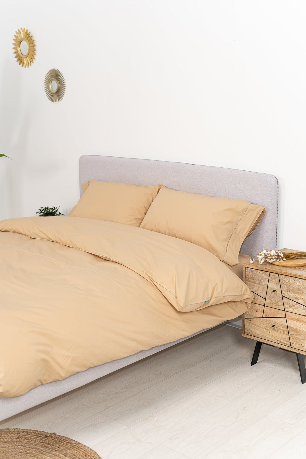 Funda nórdica Algodón Percal de 200 hilos Arena 04 - sokios-FUNDA NÓRDICA200618S2531