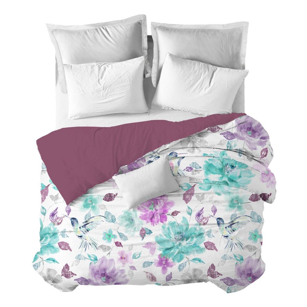 Funda nórdica Flow Berenjena - sokios-FUNDA NÓRDICA200618S1028