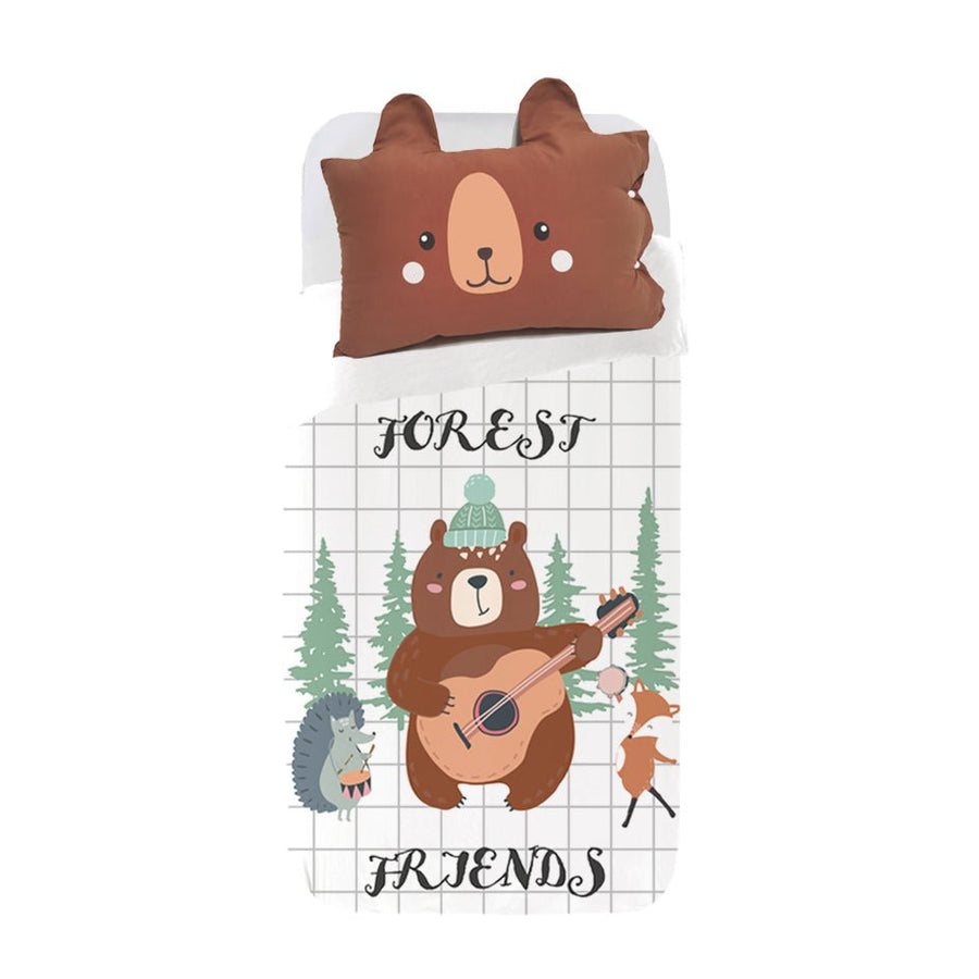 Funda nórdica Infantil Oso Bosque - sokios-FUNDA NÓRDICA200618S6402