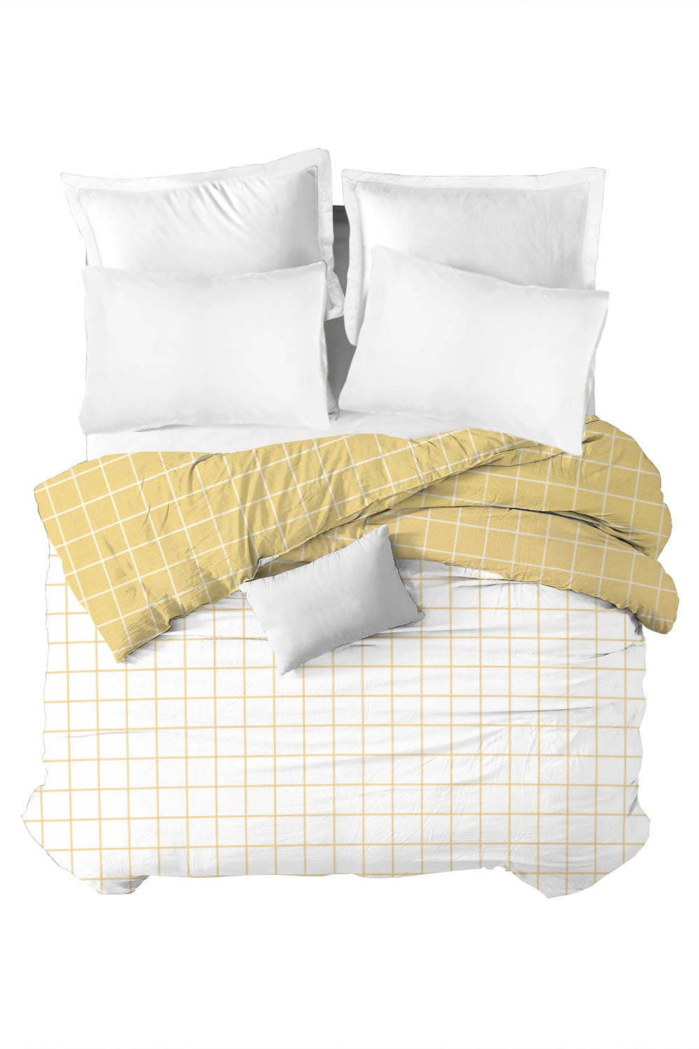 Funda nórdica Reversible Cuadro Amarillo - sokios-FUNDA NÓRDICA200618S9436