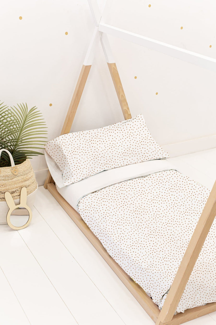 Funda Nórdica Topos + Funda de Almohada Topos Colección Animals - sokios