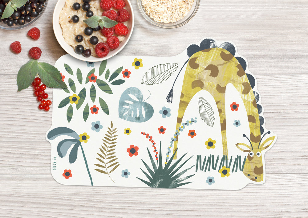 Mantel individual Infantil Jirafa Comiendo - sokios  - 45017689