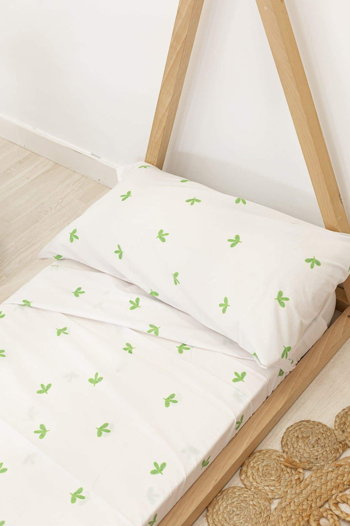 Juego de Sábanas Estampadas TREBOLITOS Colección Dinos - sokios