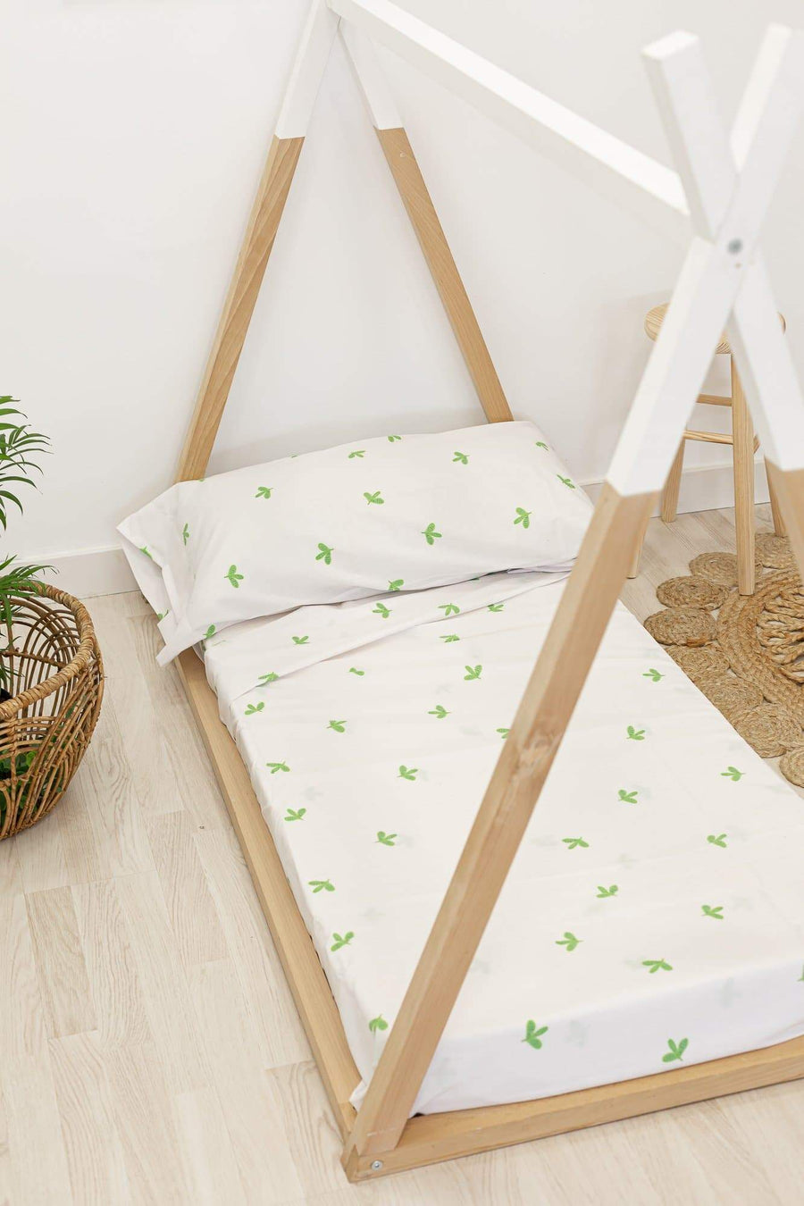 Juego de Sábanas Estampadas TREBOLITOS Colección Dinos - sokios