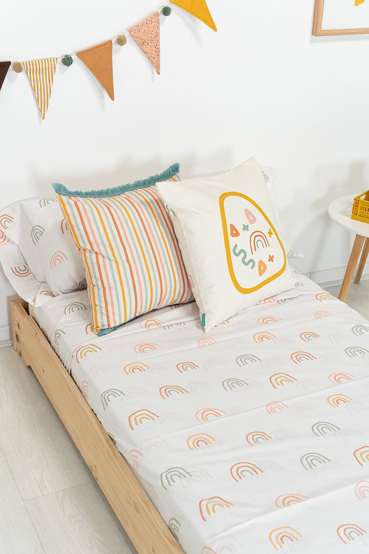 Juego Sábanas Estampadas Arcobaleno Colección Banana Folk - sokios-JUEGO DE SABANAS200618S4597