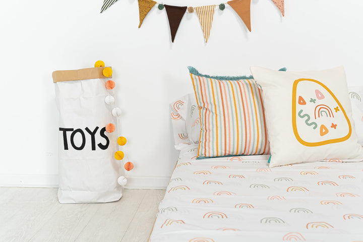 Juego Sábanas Estampadas Arcobaleno Colección Banana Folk - sokios-JUEGO DE SABANAS200618S4597