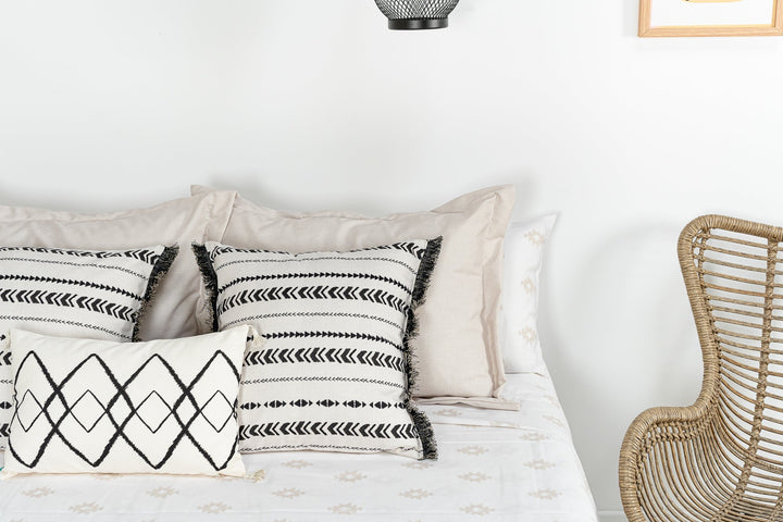 Juego Sábanas Estampadas Kilim Beige Colección Étnica - sokios-JUEGO DE SABANAS200618S4769