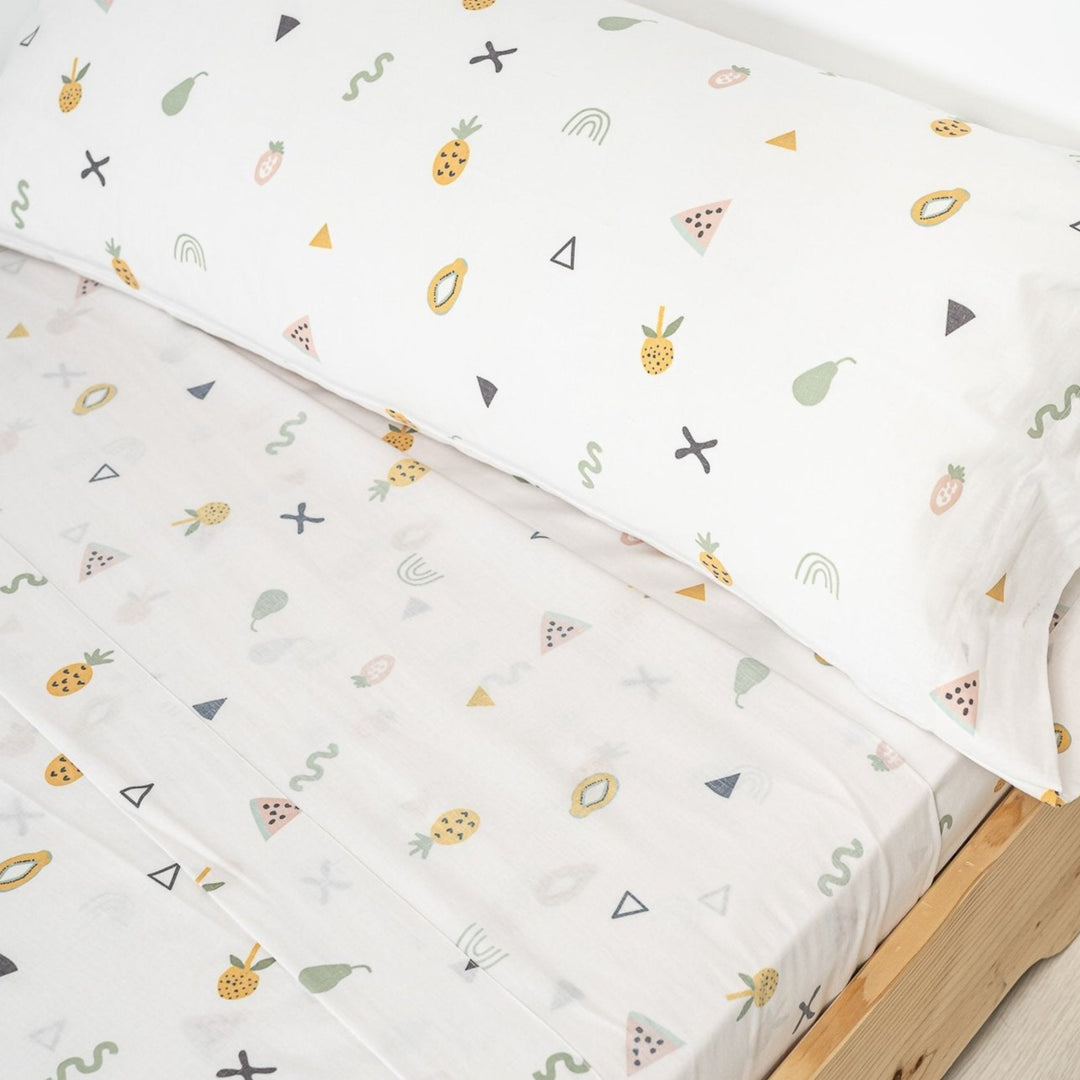 Juego Sábanas Estampadas Macedonia Colección Banana Folk - sokios-JUEGO DE SABANAS200618S4593