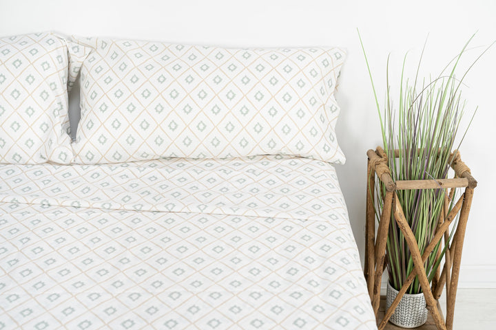 Juego Sábanas Estampadas Rústico Colección Étnica - sokios-JUEGO DE SABANAS200618S4776