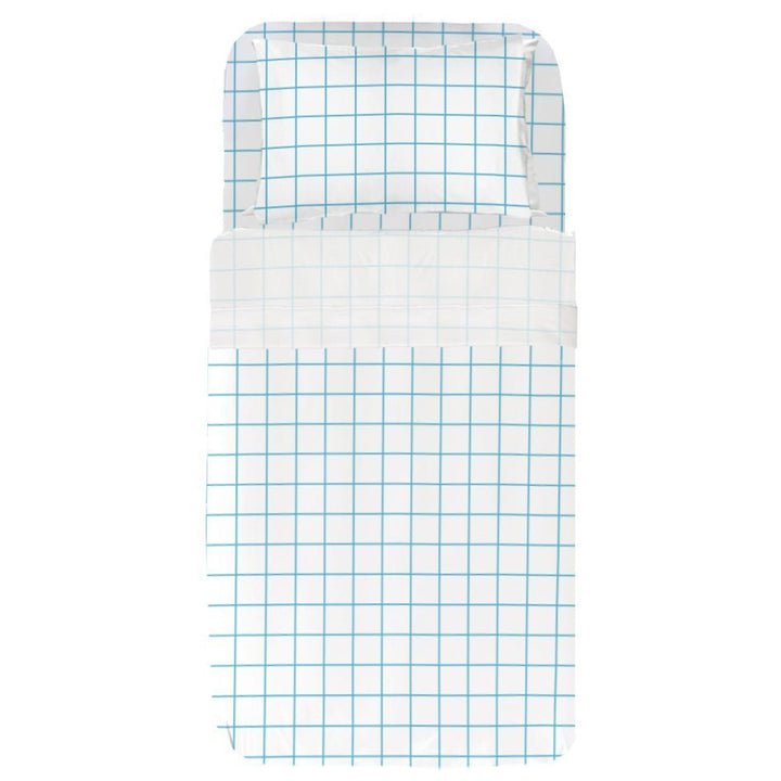 Juego Sábanas Infantil Estampadas Cuadro Blue - sokios-JUEGO DE SABANAS200618S9906