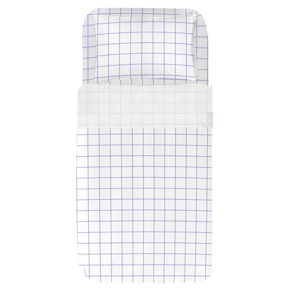 Juego Sábanas Infantil Estampadas Cuadro Lavanda - sokios-JUEGO DE SABANAS200618S9954