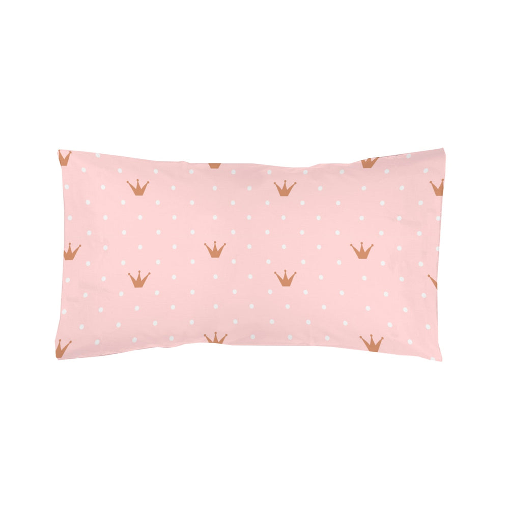 Juego Sábanas Infantil Estampado Coronas Rosa - sokios-JUEGO DE SABANAS200618S6206