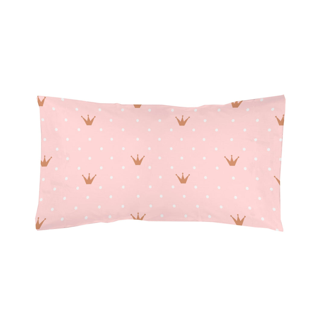 Juego Sábanas Infantil Estampado Coronas Rosa - sokios-JUEGO DE SABANAS200618S6206
